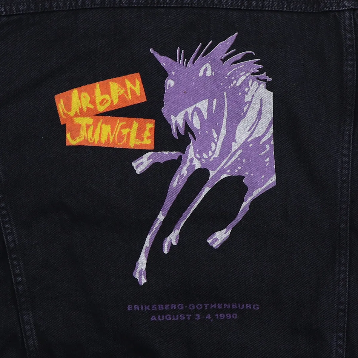 1990 Rolling Stones Urban Jungle Tour Jean Jacket