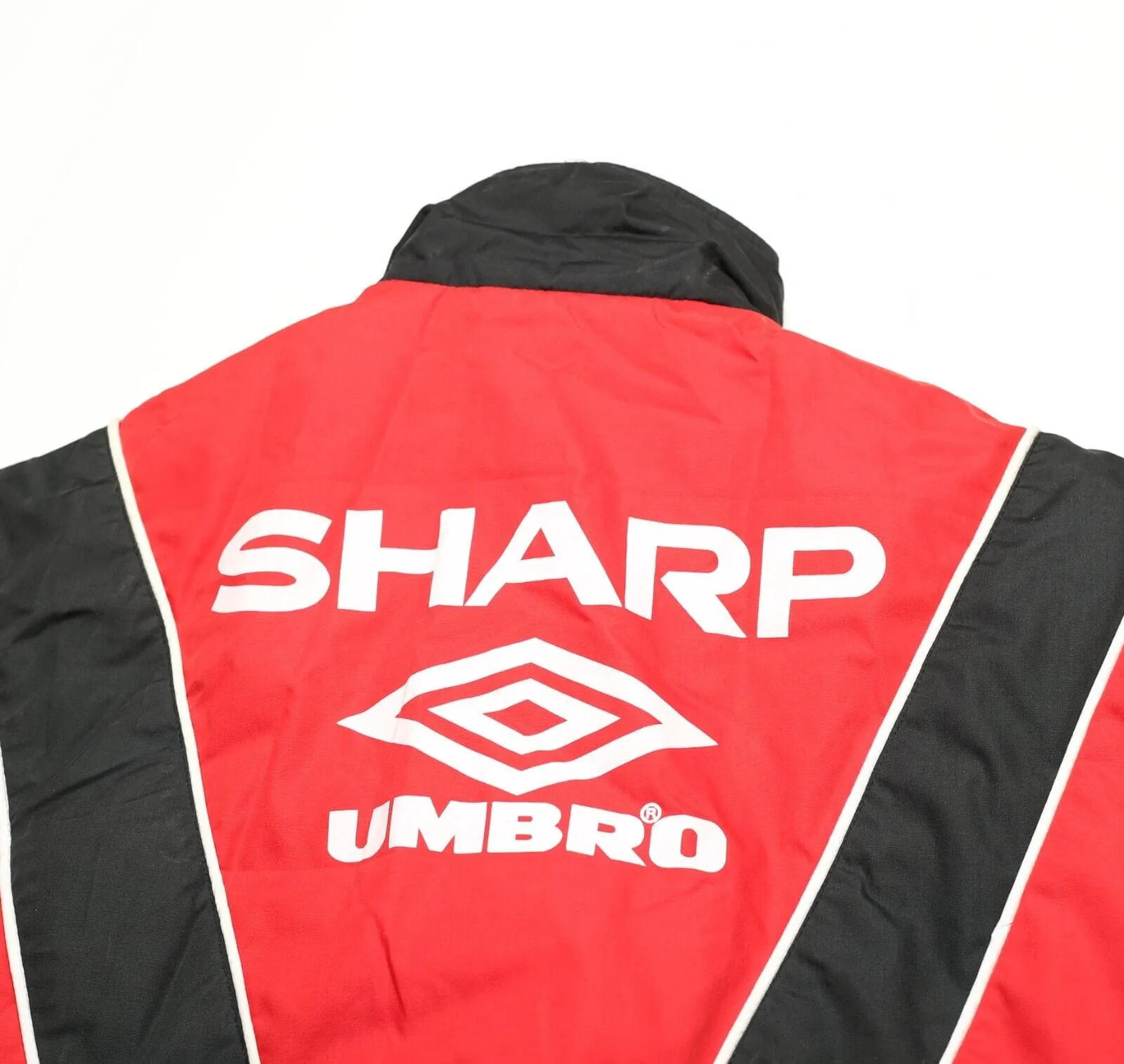 1992/93 MANCHESTER UNITED Vintage Umbro Bench Coat Jacket (S/M) Alex Ferguson