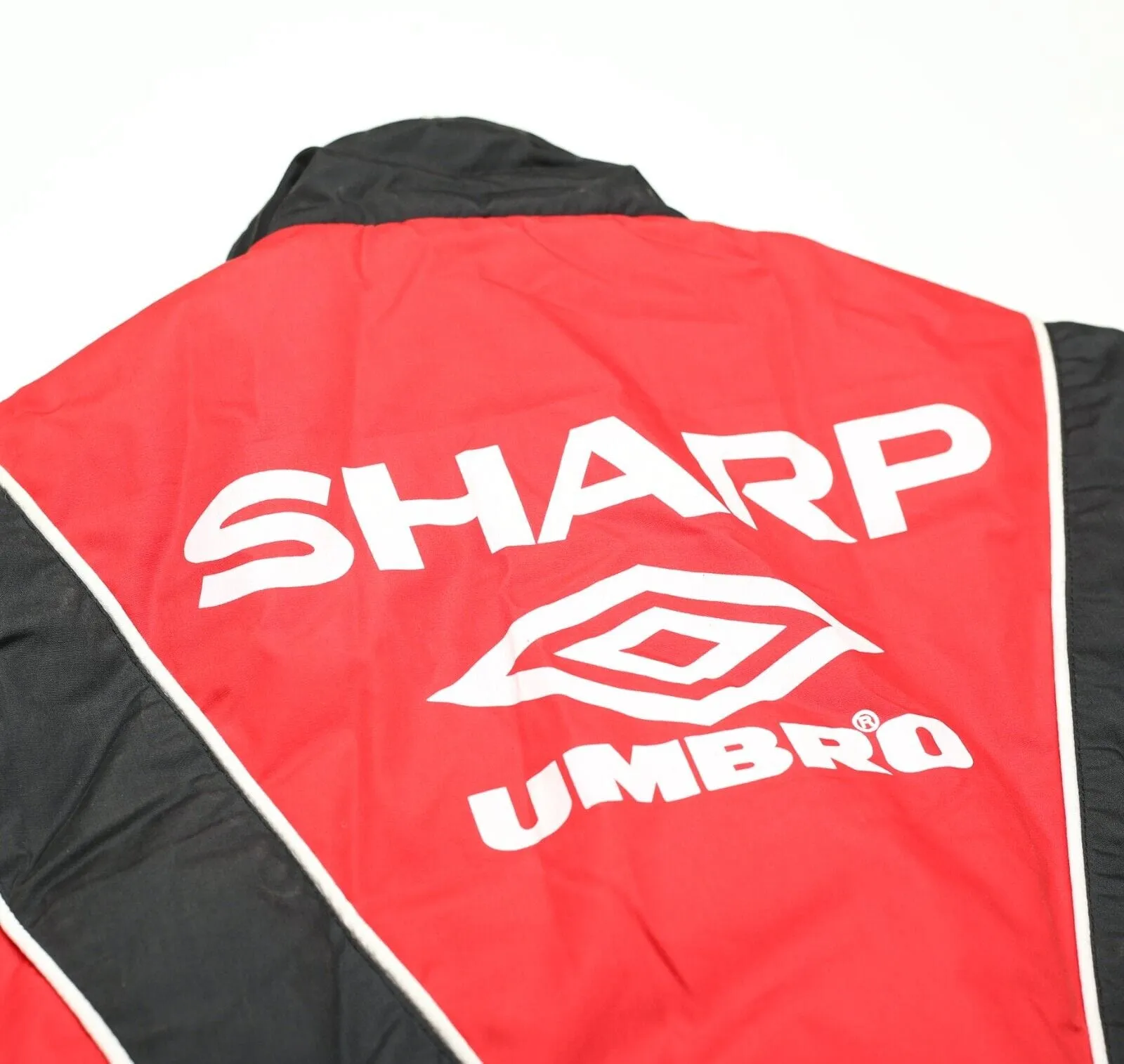 1992/93 MANCHESTER UNITED Vintage Umbro Bench Coat Jacket (S/M) Alex Ferguson