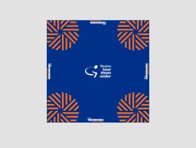 2023 TDU SILK SCARF BLUE