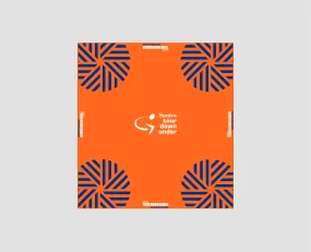 2023 TDU SILK SCARF ORANGE