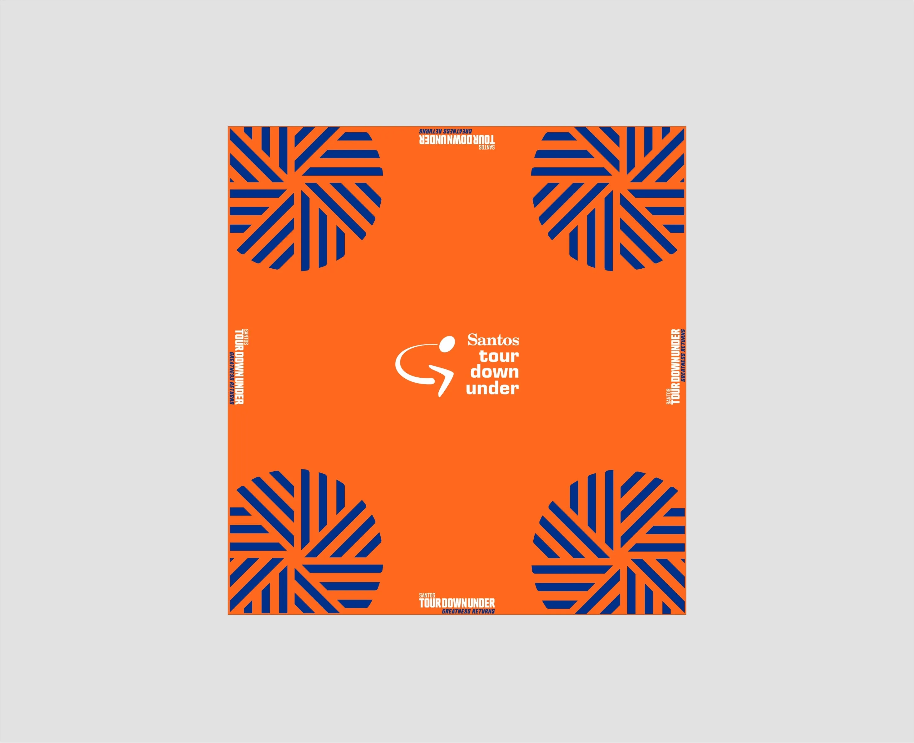 2023 TDU SILK SCARF ORANGE