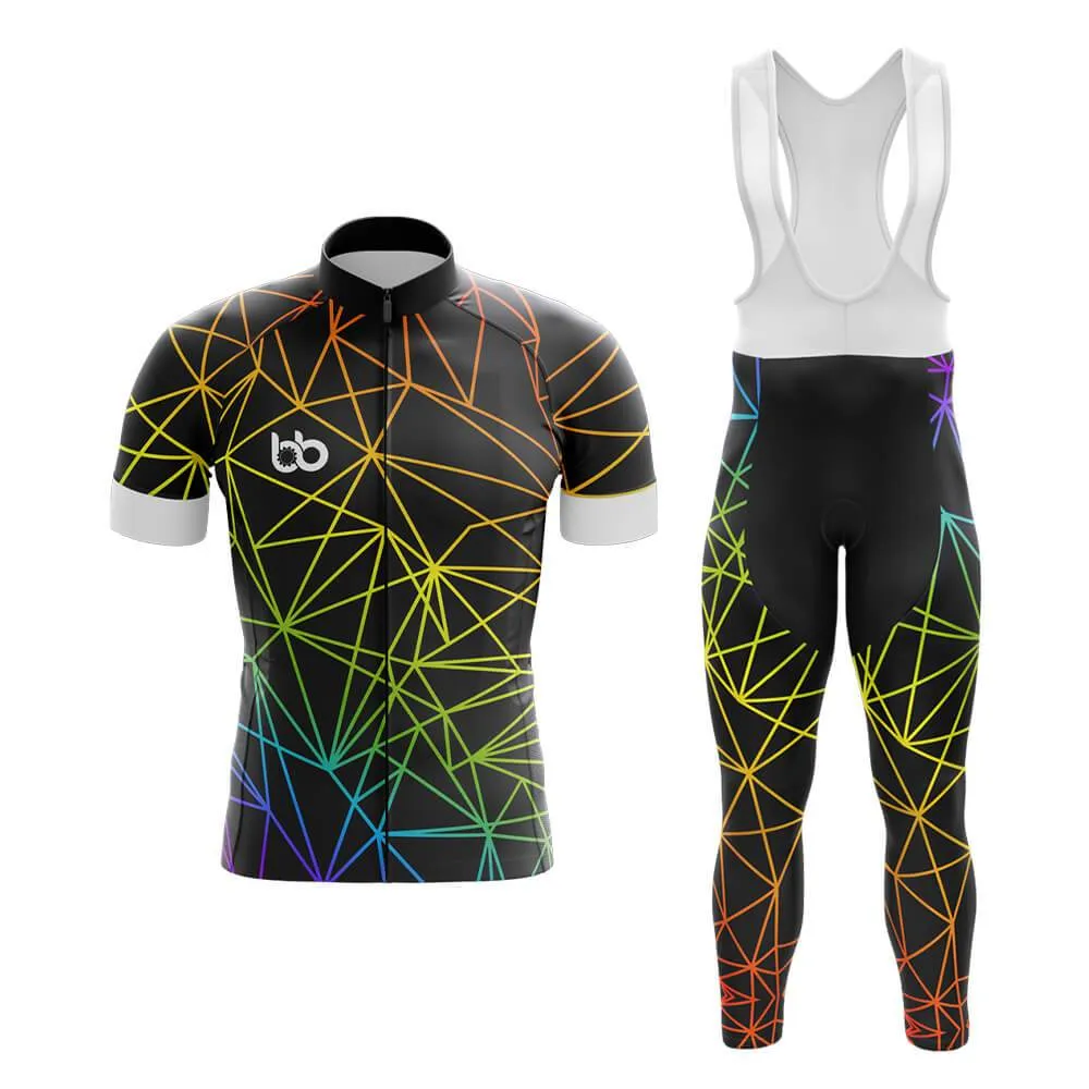 Abstract Rainbow (V9) Club Cycling Kit