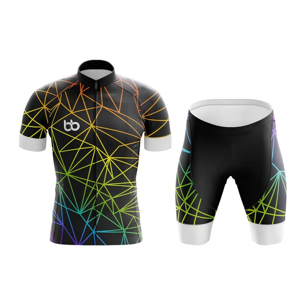 Abstract Rainbow (V9) Club Cycling Kit