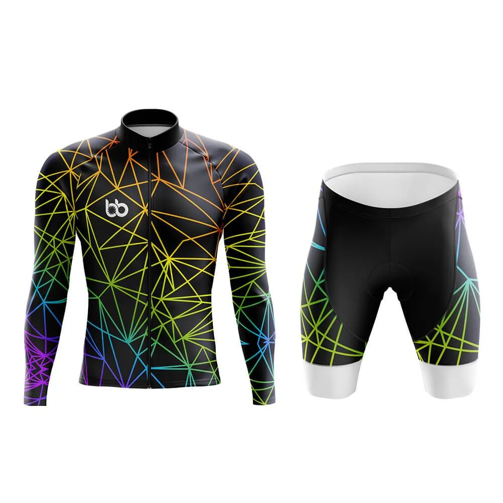 Abstract Rainbow (V9) Club Cycling Kit