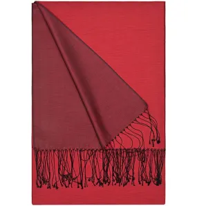 Aker Double-Sided Silk Hijab Shawl #341 - Red