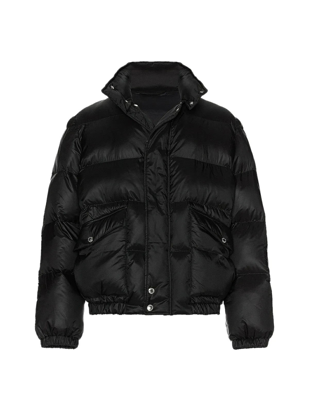 Alexander McQueen Graffiti Logo Collar Puffer Jacket