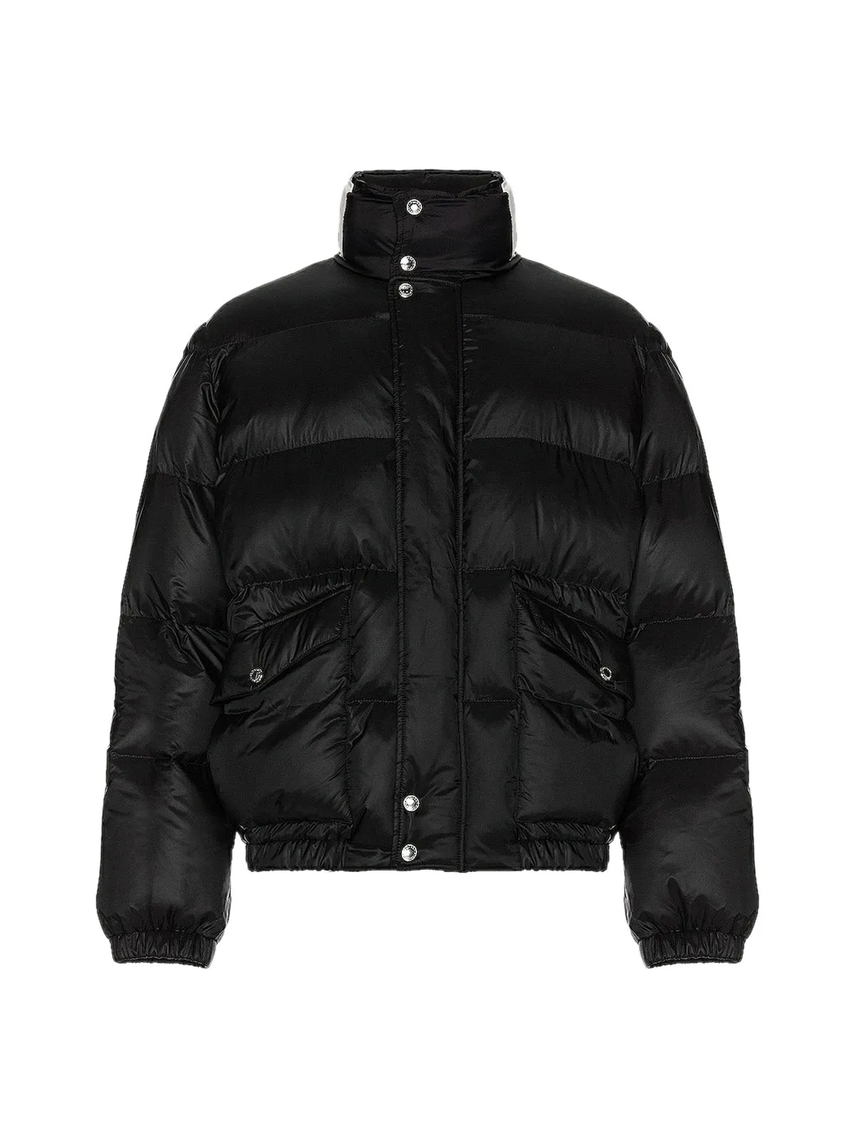 Alexander McQueen Graffiti Logo Collar Puffer Jacket