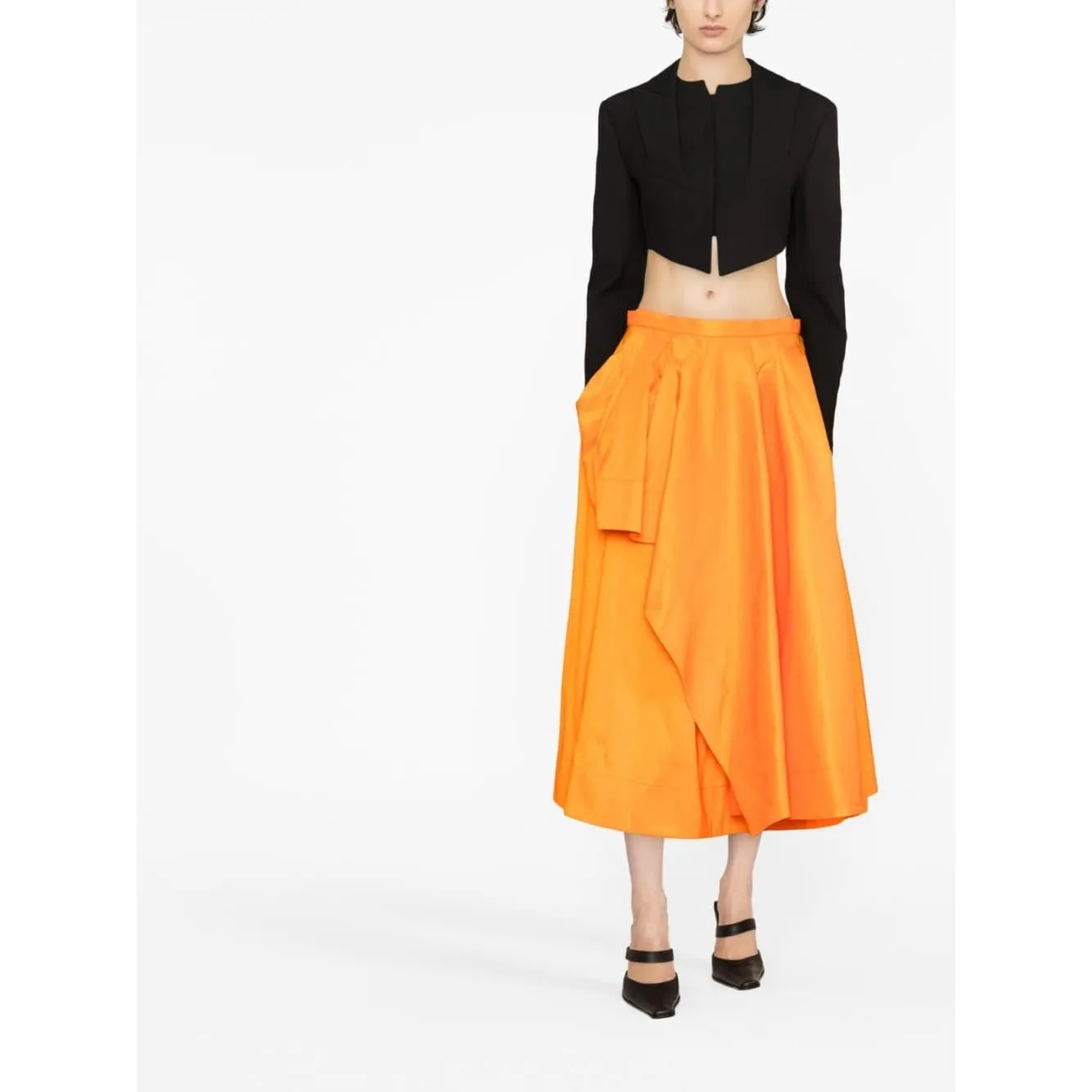 Alexander McQueen Skirts Orange