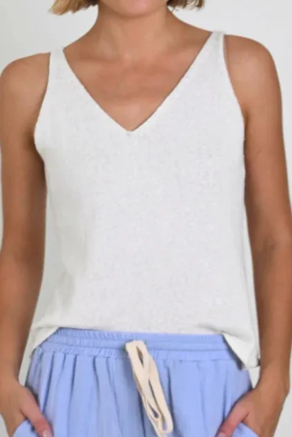 Alice Off White Knit Tank