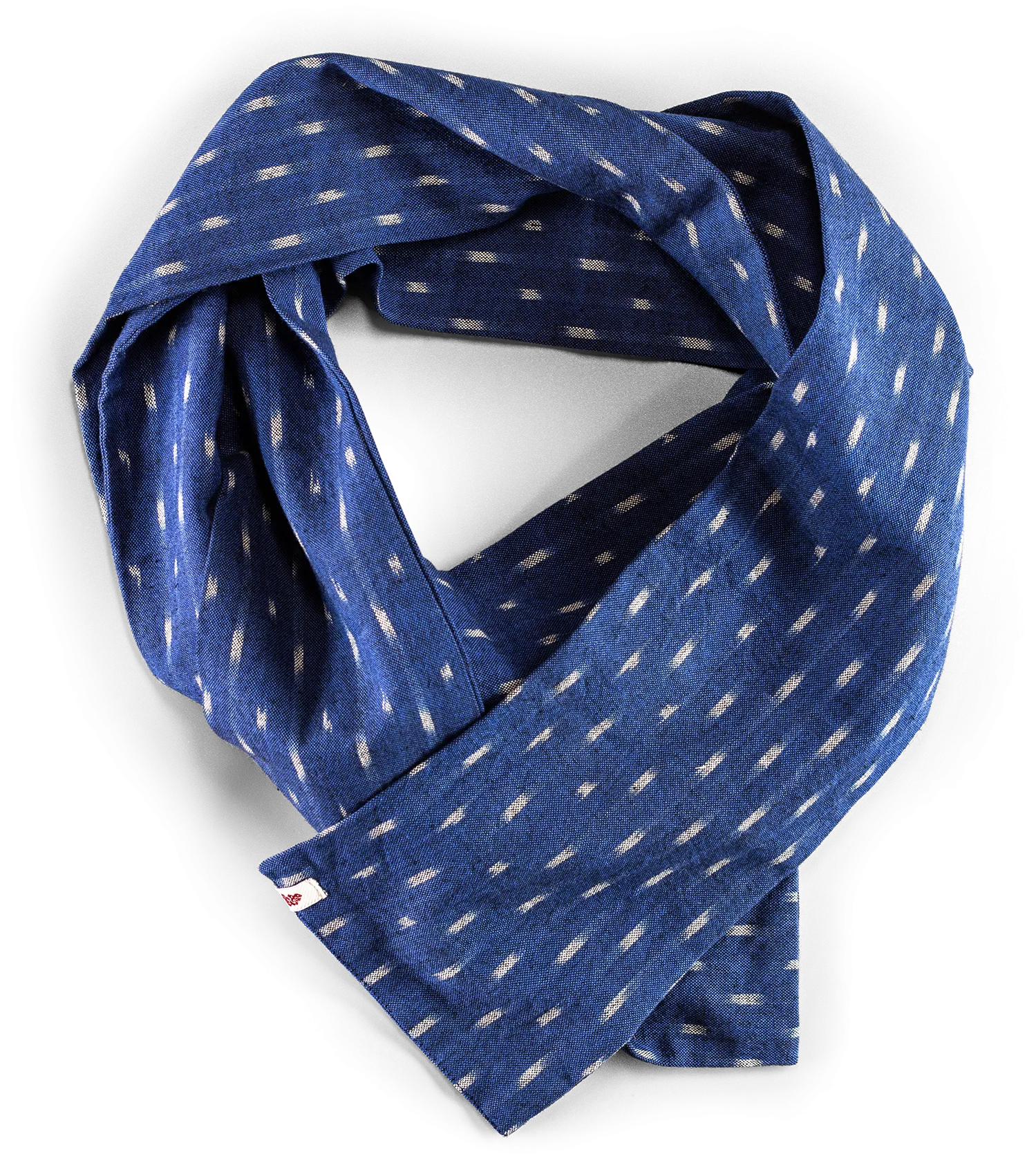 &SONS Blue Star Dot Scarf