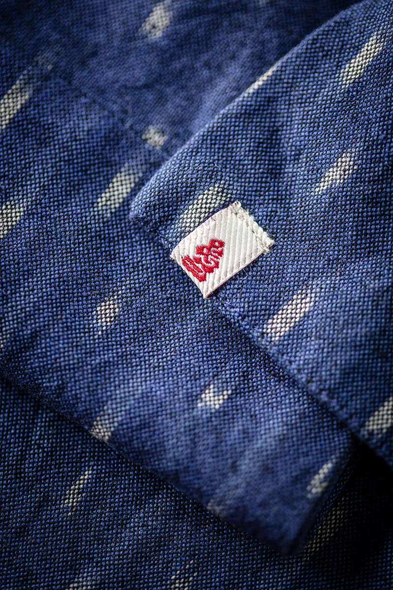 &SONS Blue Star Dot Scarf