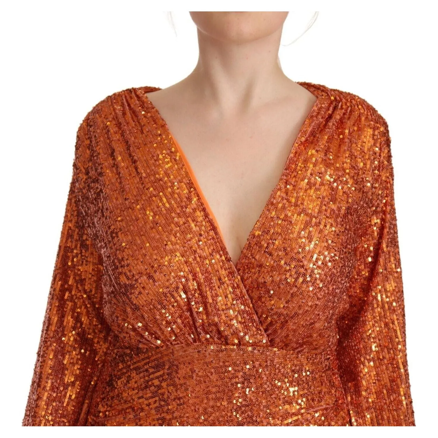 Aniye By Sequin Embellished Wrap Mini Dress