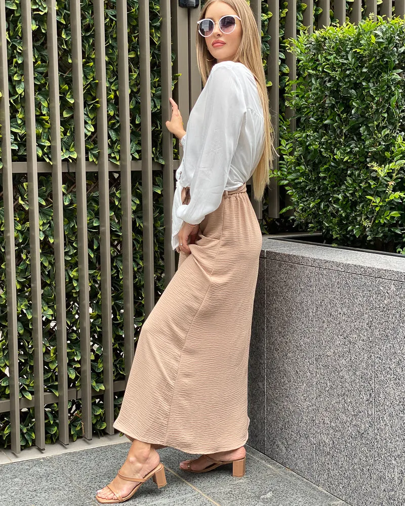 April Button Down Skirt