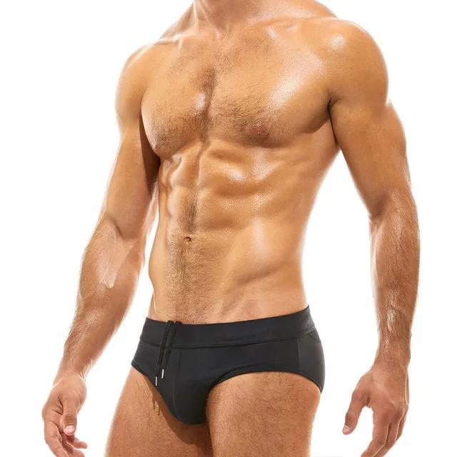 Back See Trought Solid Lace Men Brief