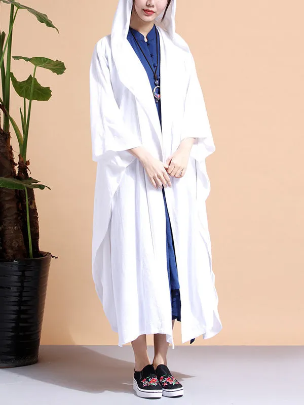 Batwing-sleeves Loose Cape Coat