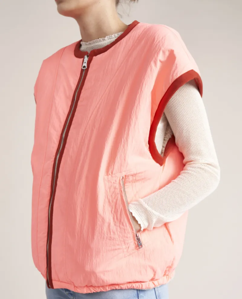 Bellerose Jano Pink Reversible Gilet