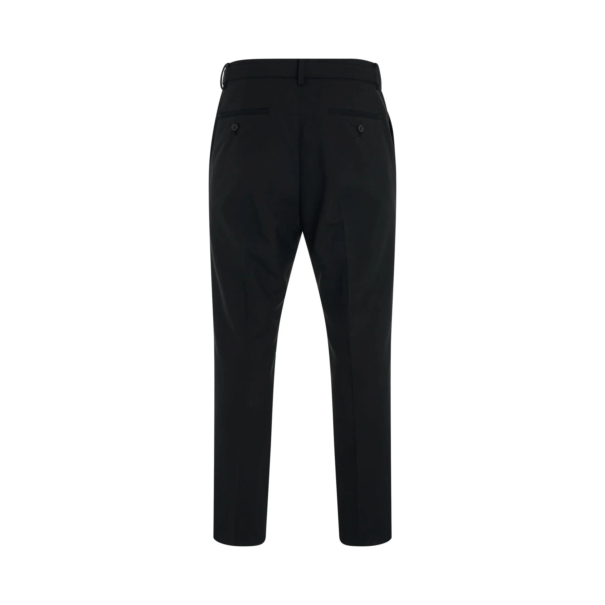 Belt Suiting Pants in Black