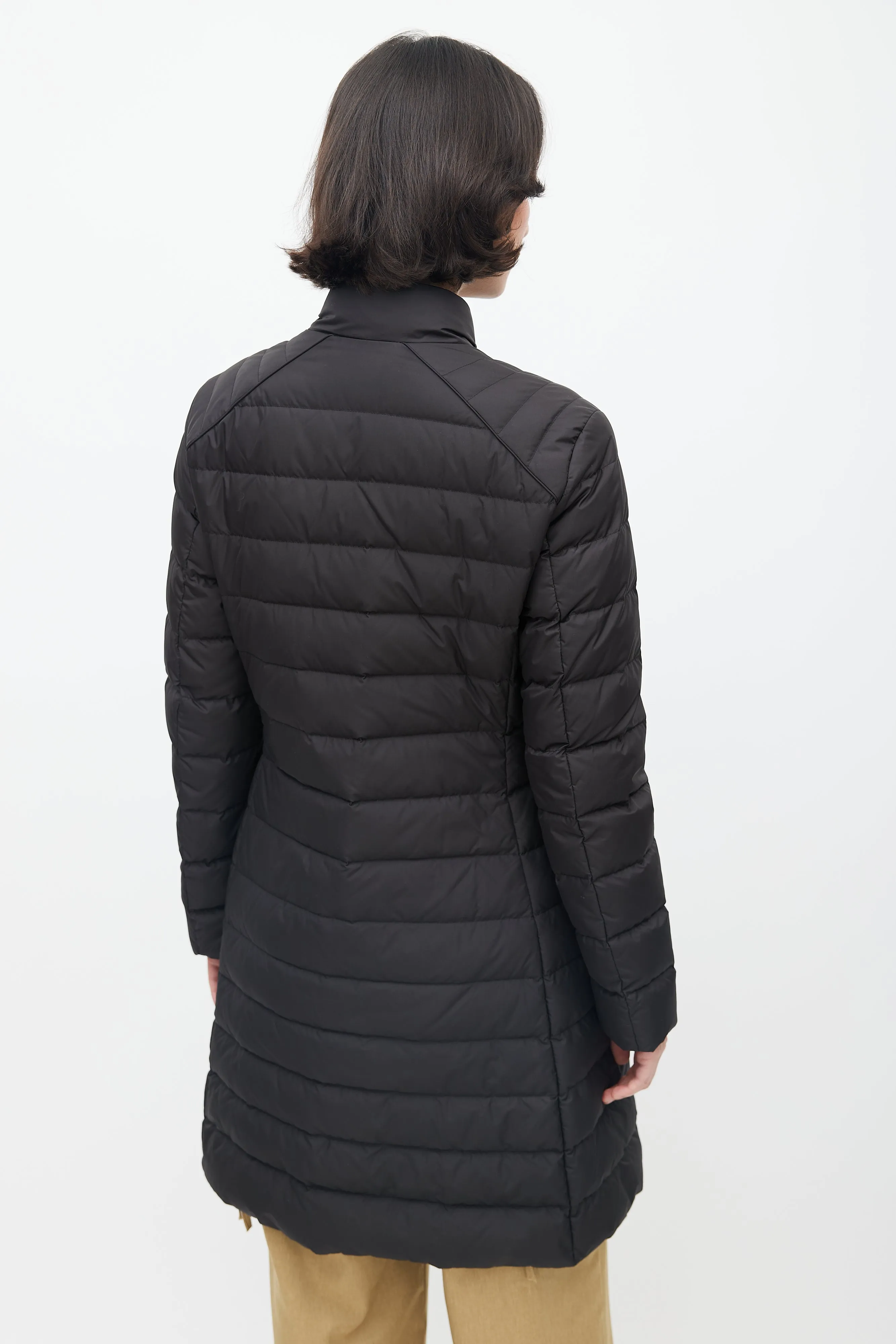 Black Capucino Down Coat