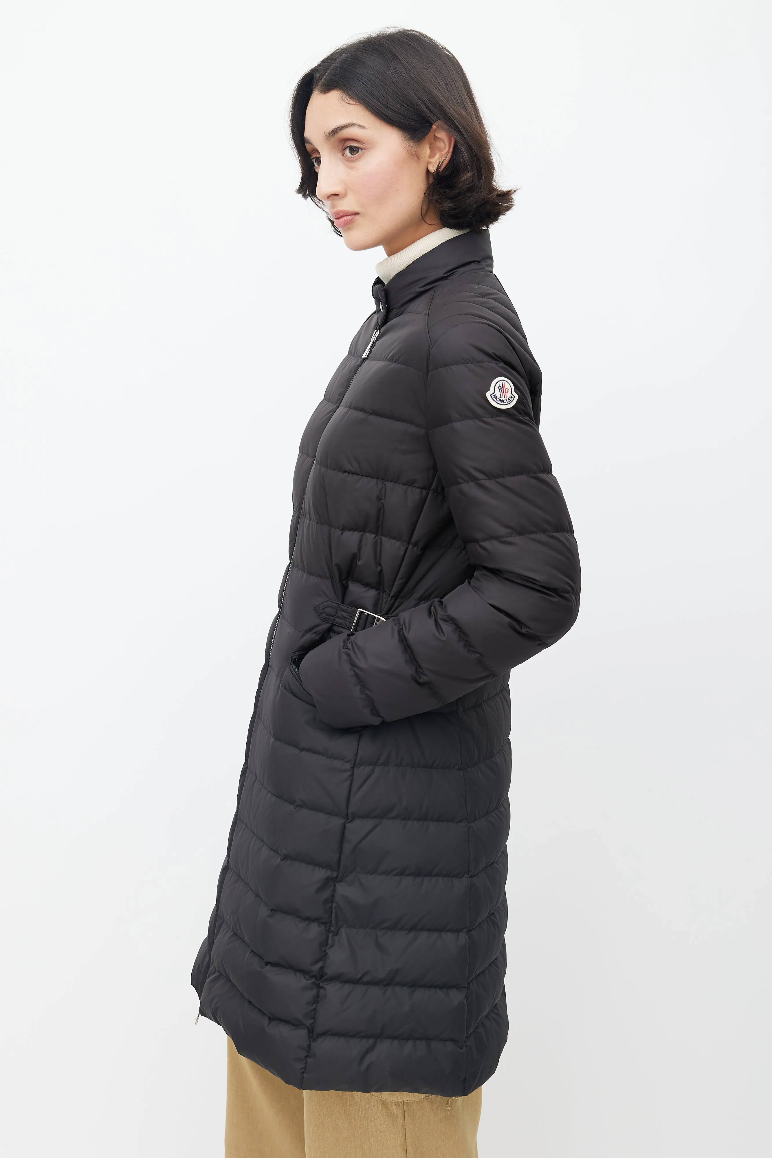 Black Capucino Down Coat