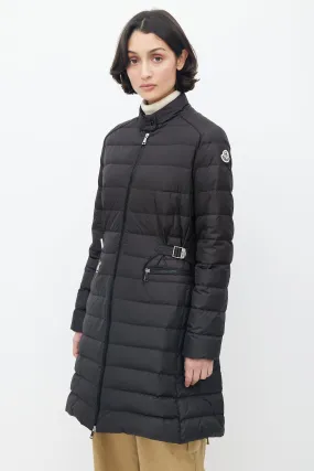 Black Capucino Down Coat