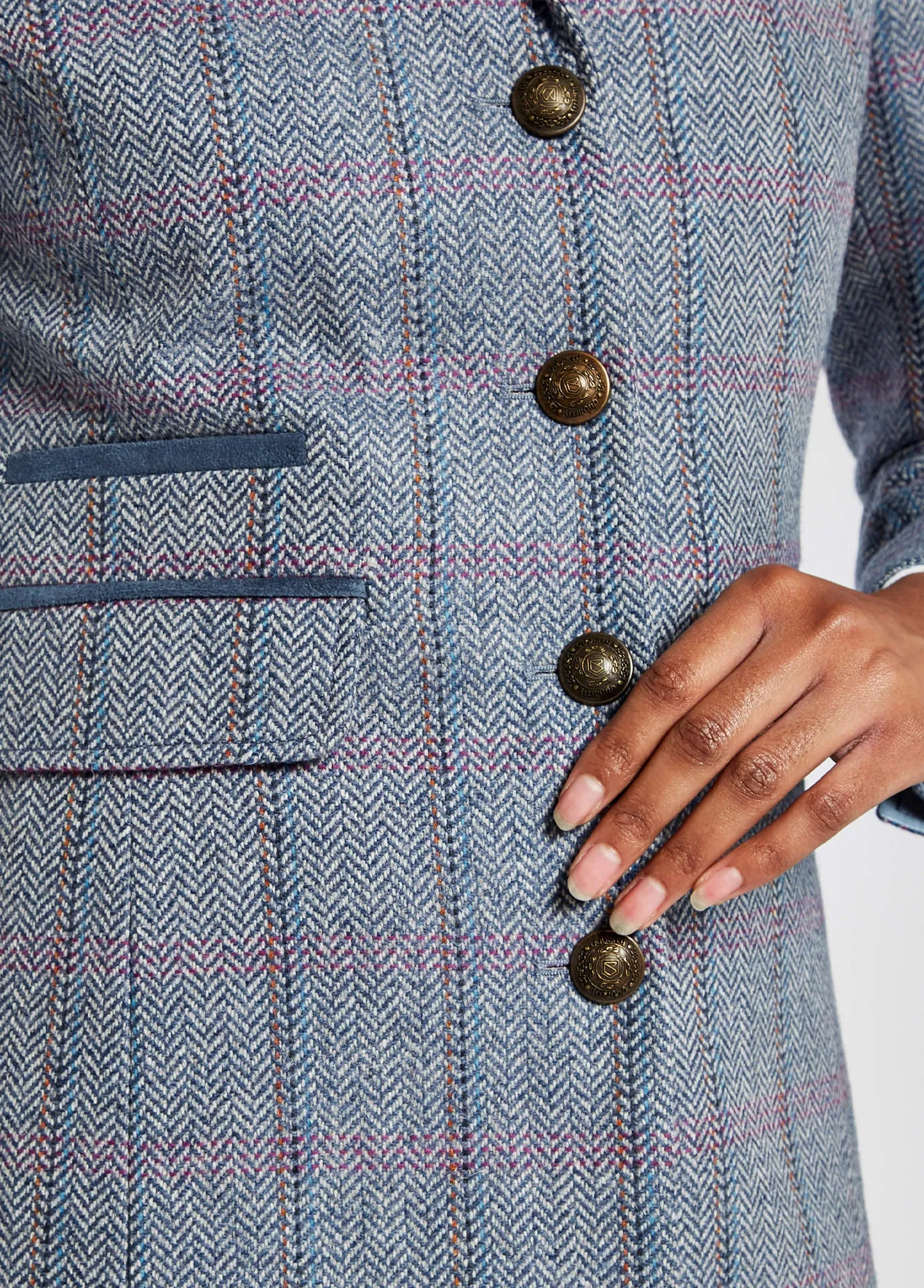 Blackthorn Wool Coat - Denim Haze