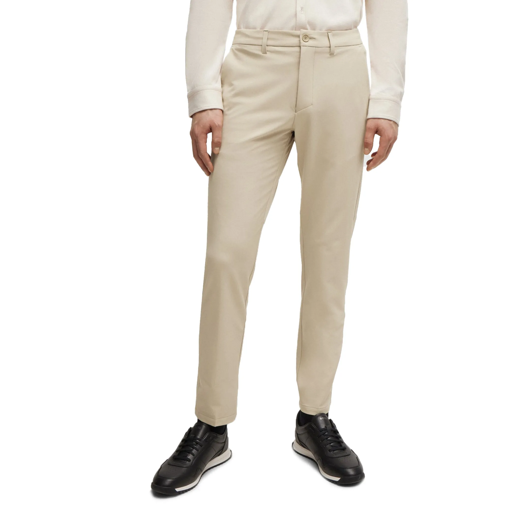 Boss Communter Slim Fit Golf Chino - Medium Beige