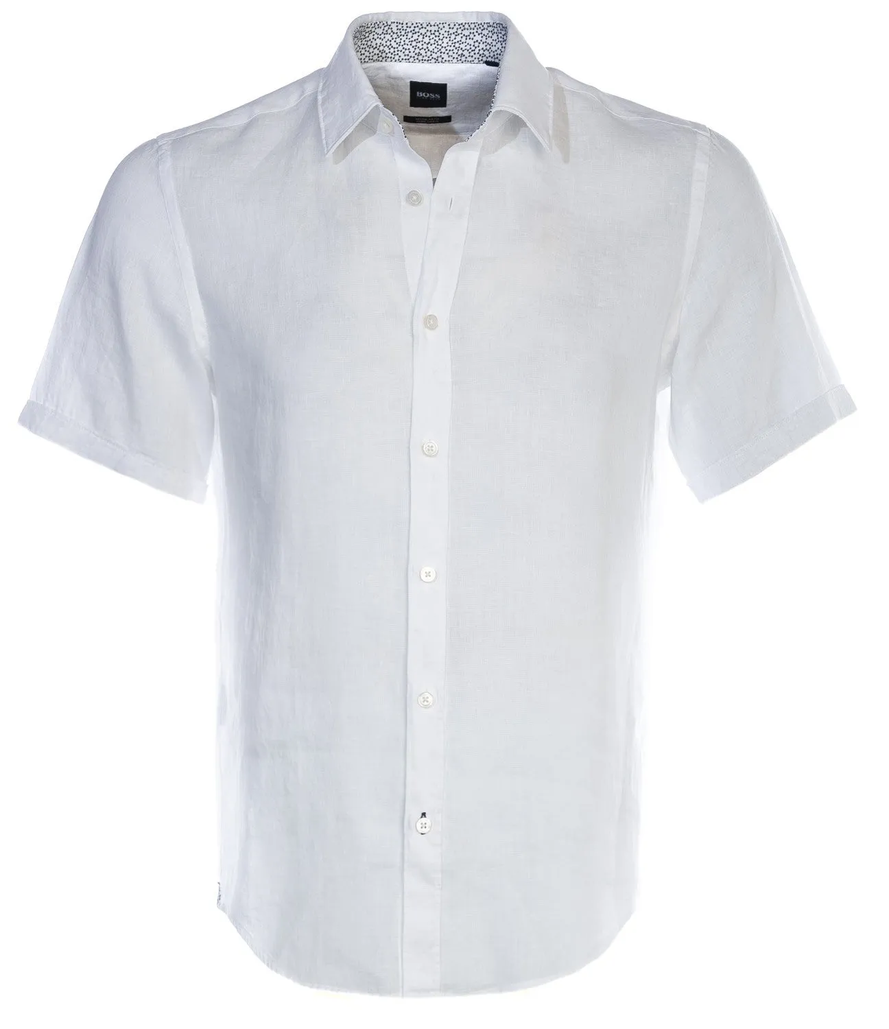 BOSS Luka_2 Short Sleeve Shirt in White