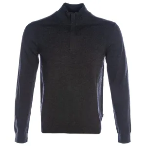 BOSS Maneo Knitwear in Charcoal