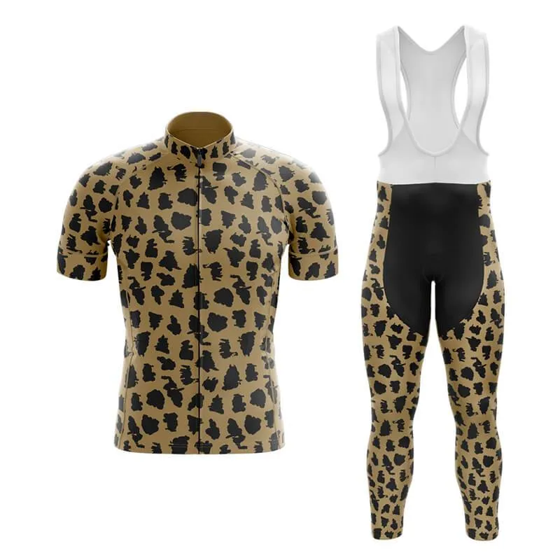 Brown Leopard Club Cycling Kit