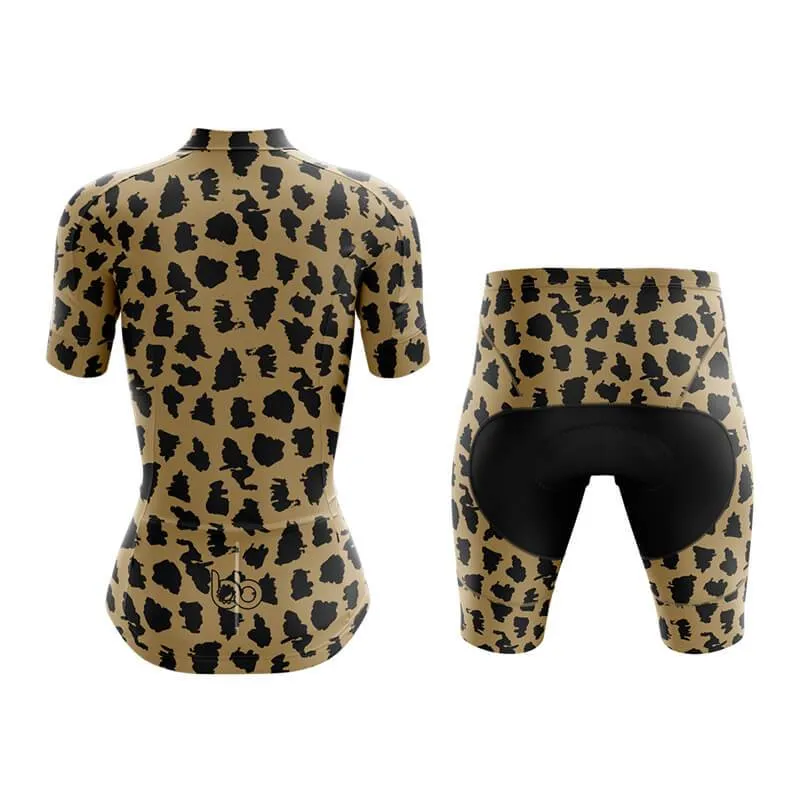 Brown Leopard Club Cycling Kit