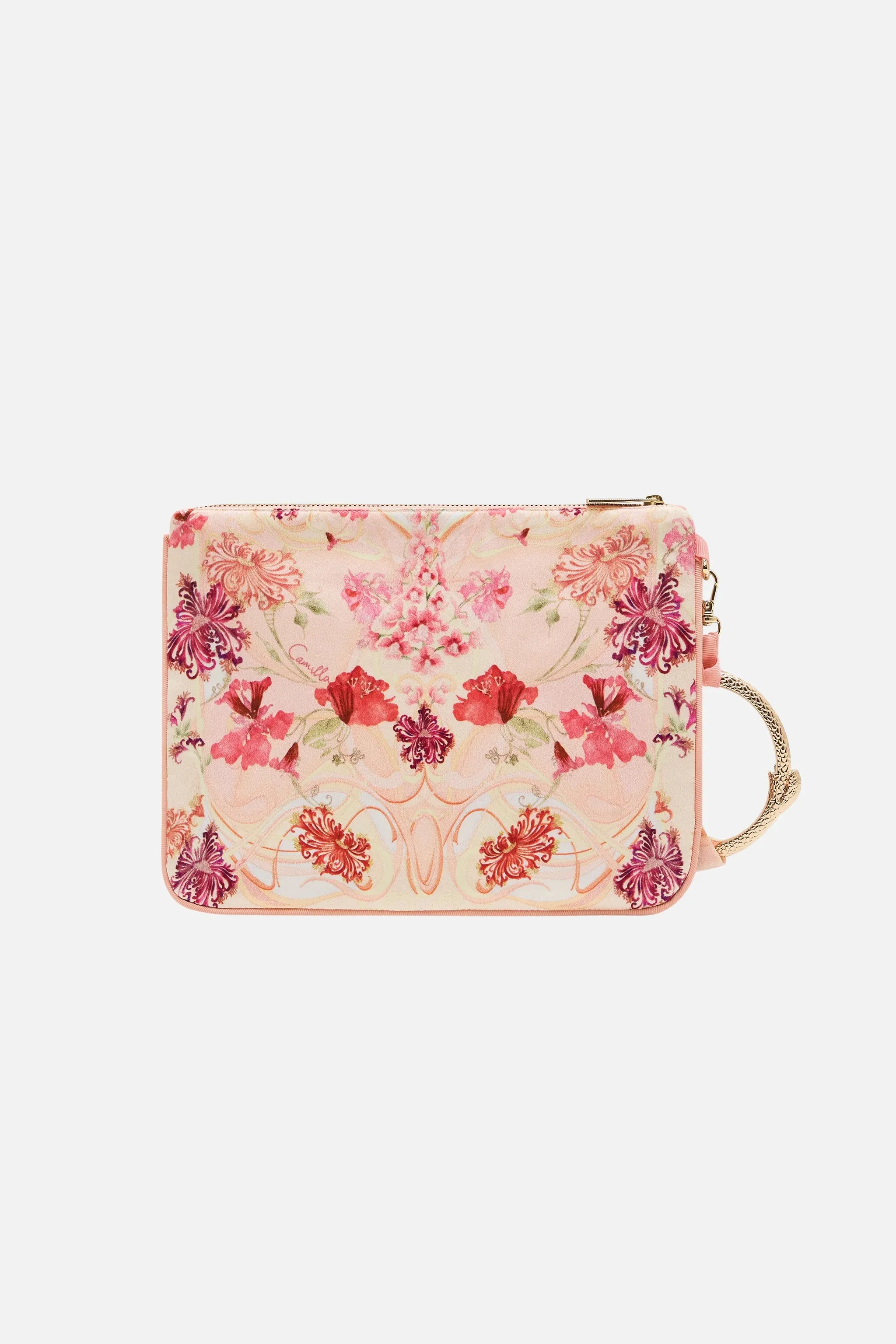 CAMILLA | Blossoms And Brushstrokes Ring Scarf Clutch