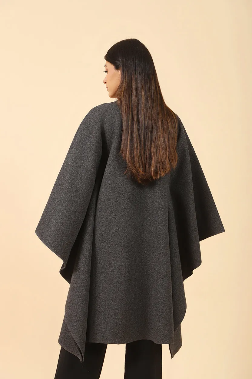 CAPE WITH FANCY BUTTONS