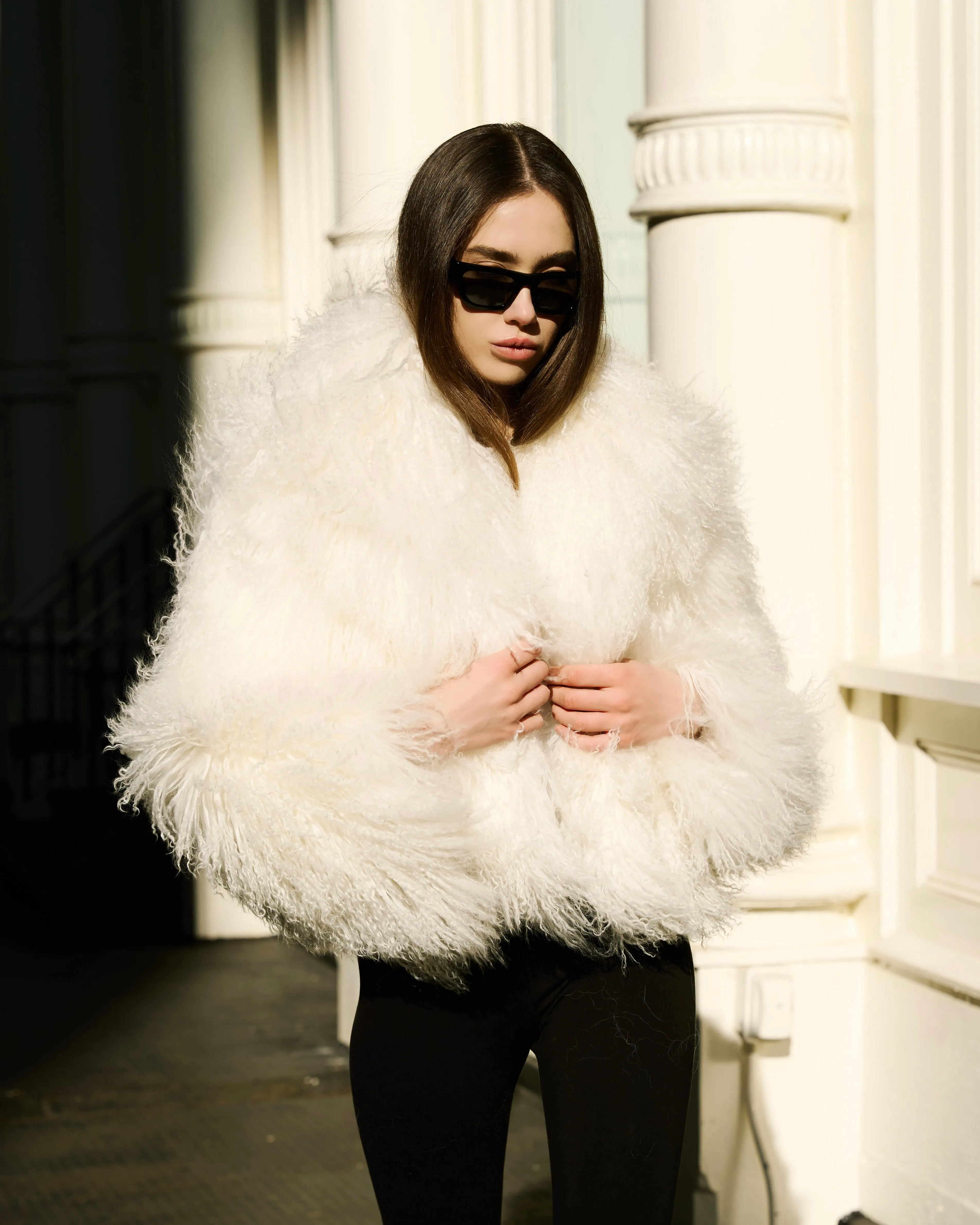 Carrie Shearling Coat