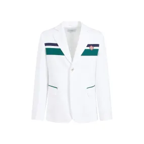 CASABLANCA White Tailored Jacket for Men - SS24 Collection