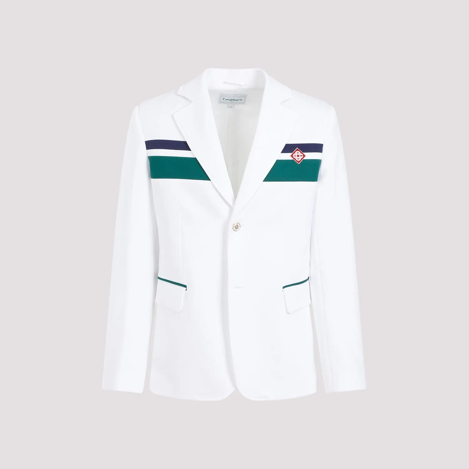 CASABLANCA White Tailored Jacket for Men - SS24 Collection