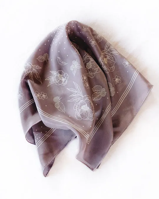 Classic Lavender Floral Bandana