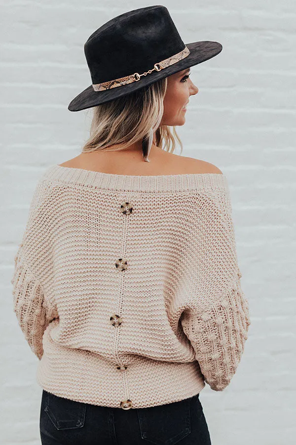 Colorado Winter Knit Sweater In Birch