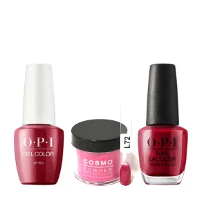 Cosmo 3in1 Dipping Powder   Gel Polish   Nail Lacquer (Matching OPI), 2oz, CL72