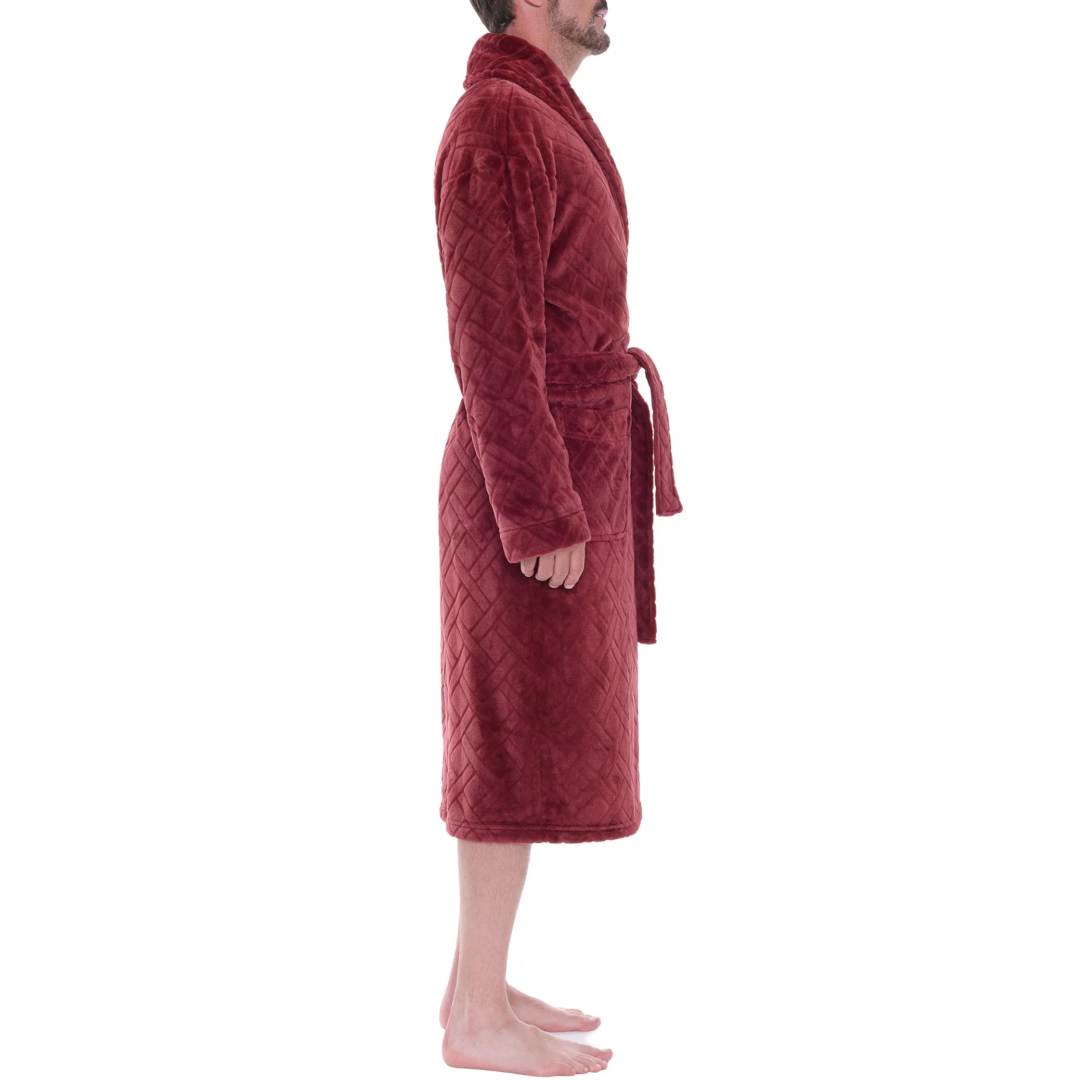 Crossroads Plush Fleece Shawl Robe