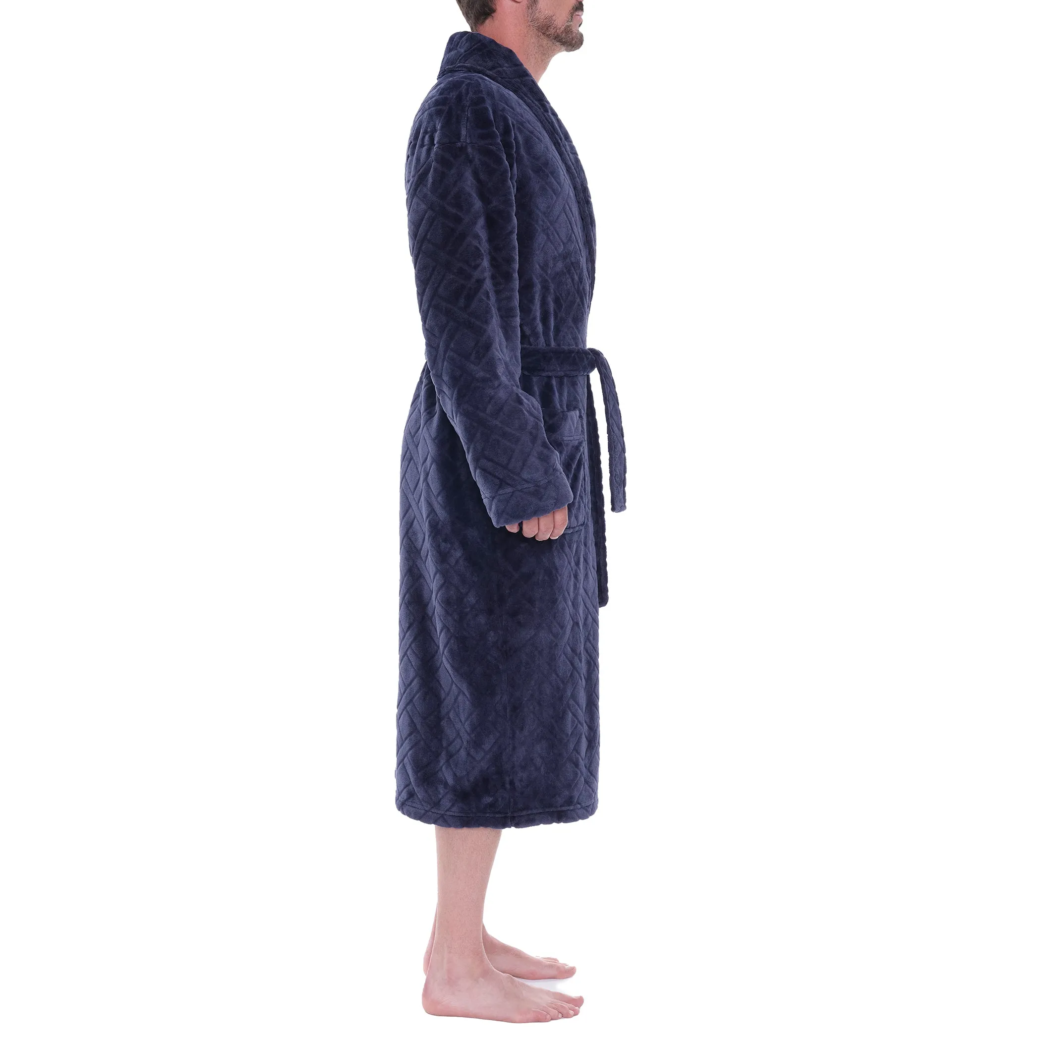 Crossroads Plush Fleece Shawl Robe