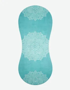 Curve Combo Yoga Mat - Mandala Turquoise