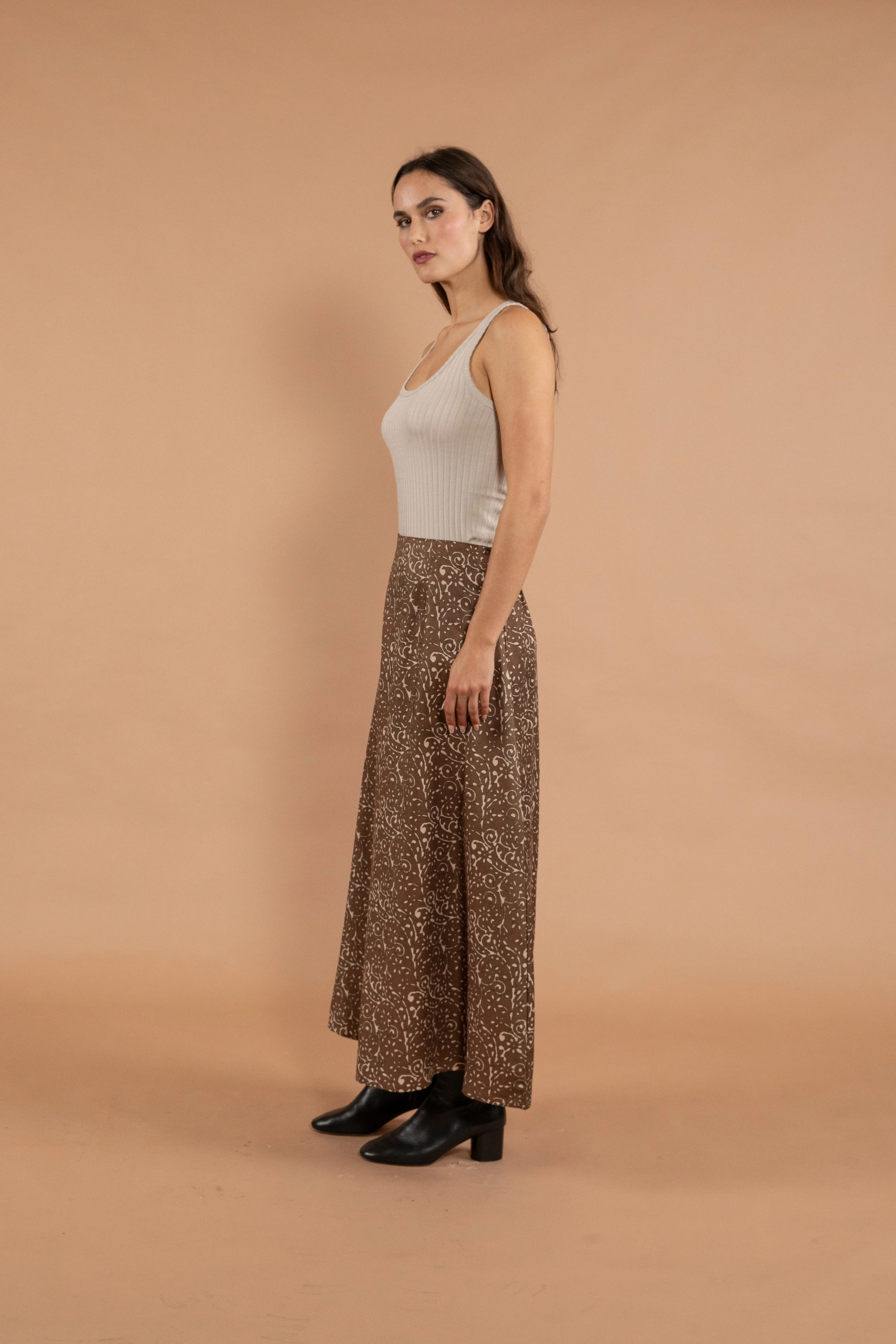 Divya Straight Maxi Skirt