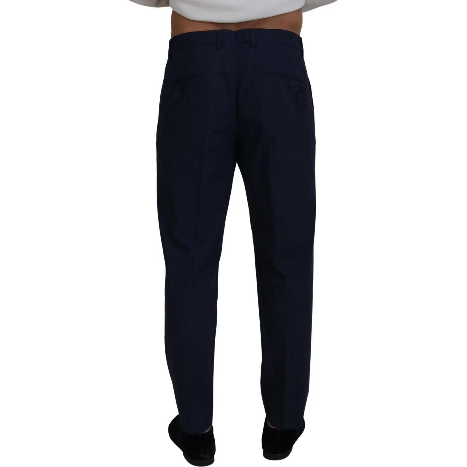 Dolce & Gabbana Chic Slim Fit Chinos in Blue