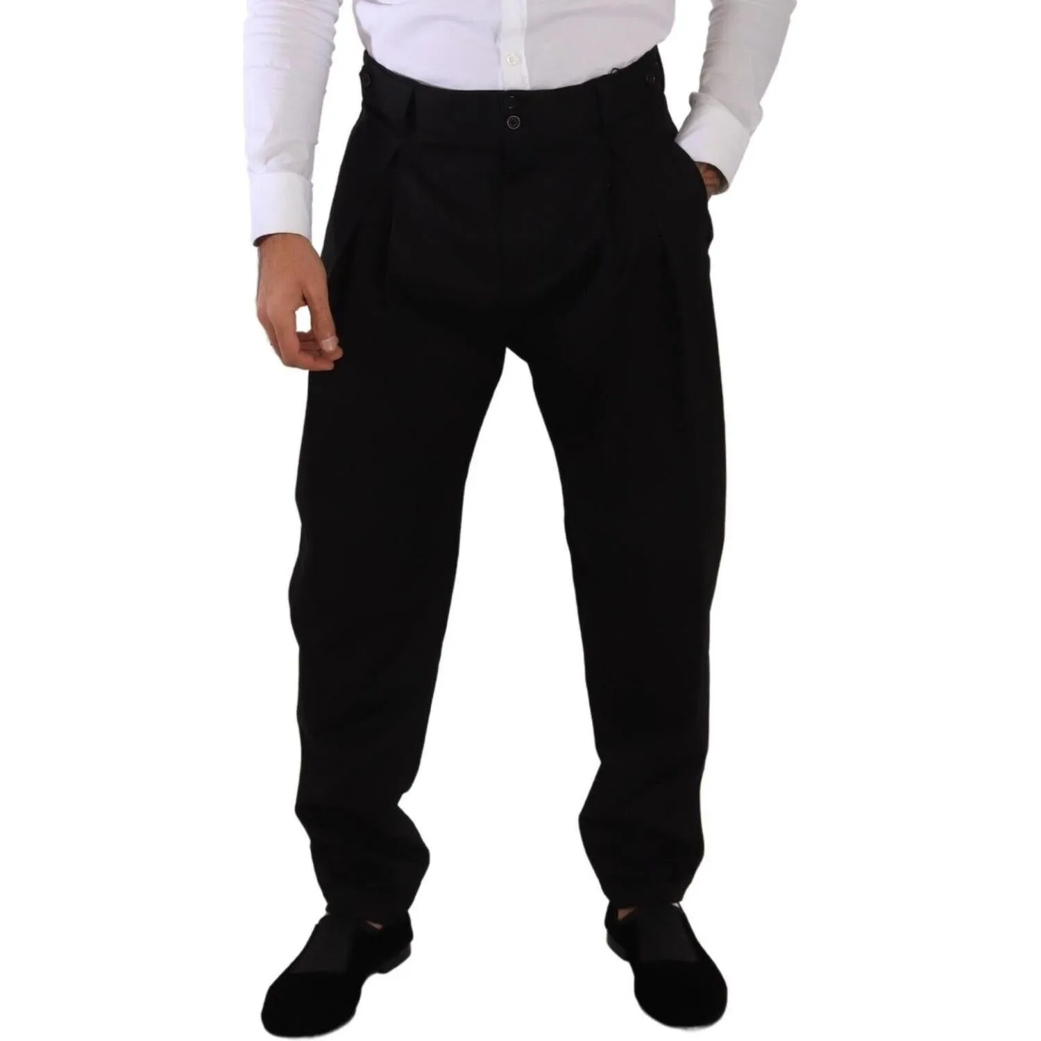 Dolce & Gabbana Elegant Slim-Fit Cotton Trousers