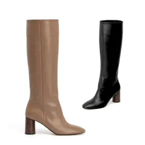 ELYFLY - leather knee boots