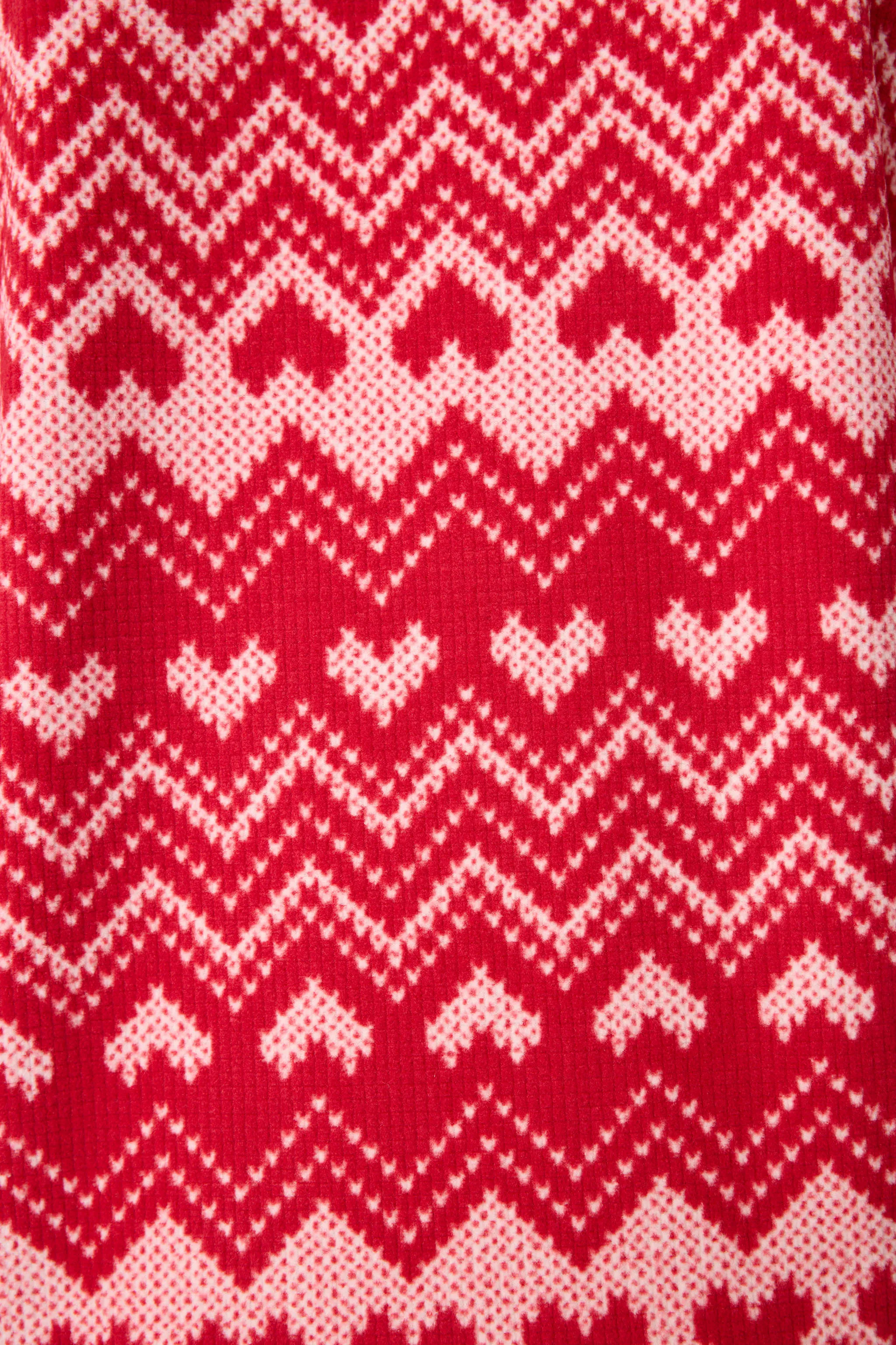 Fair Isle Hearts Thermal Velour Jammie Set