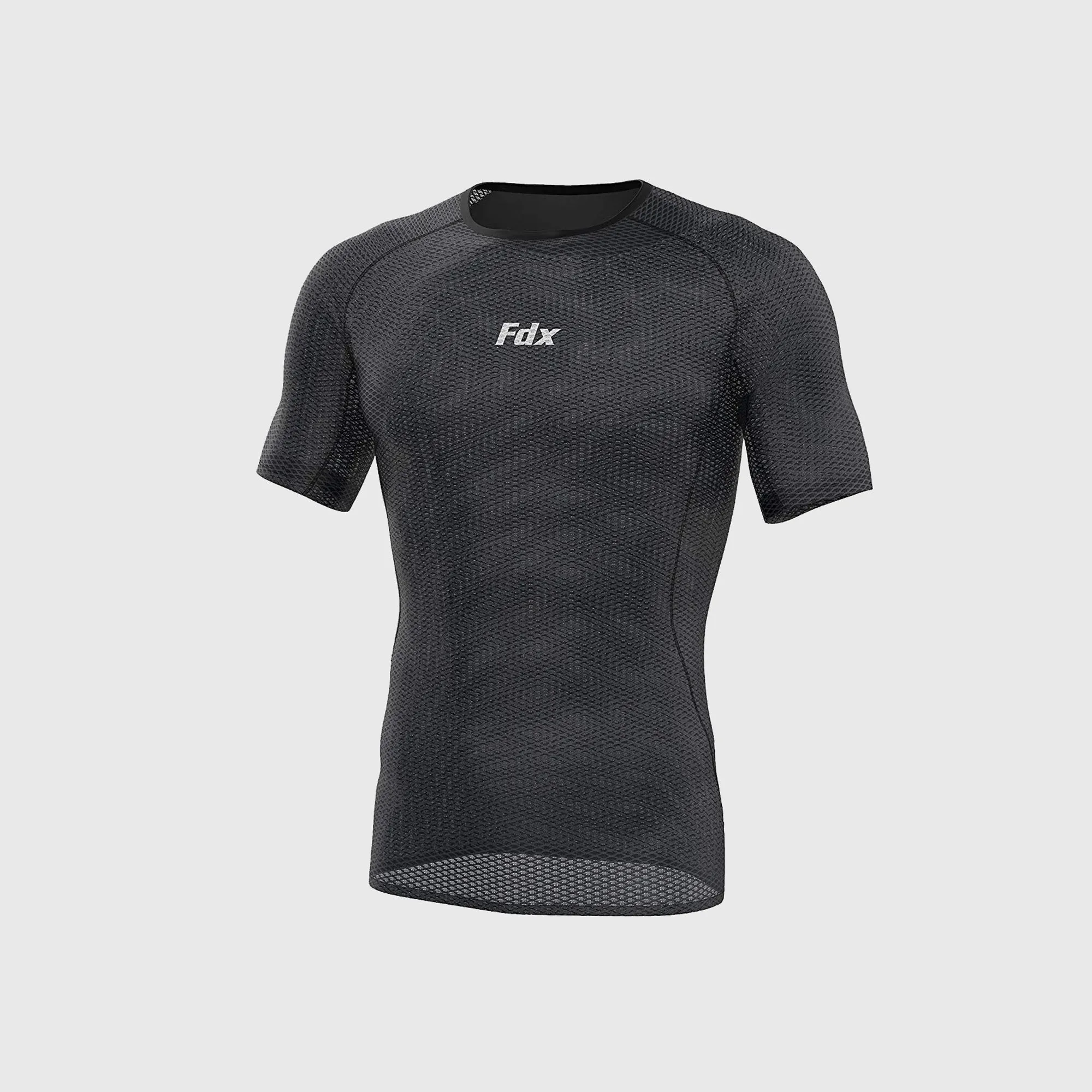 Fdx Aeroform Black Men's & Boy's Short Sleeve Mesh Summer Cycling Top