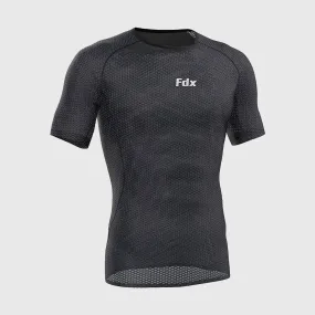 Fdx Aeroform Black Men's & Boy's Short Sleeve Mesh Summer Cycling Top