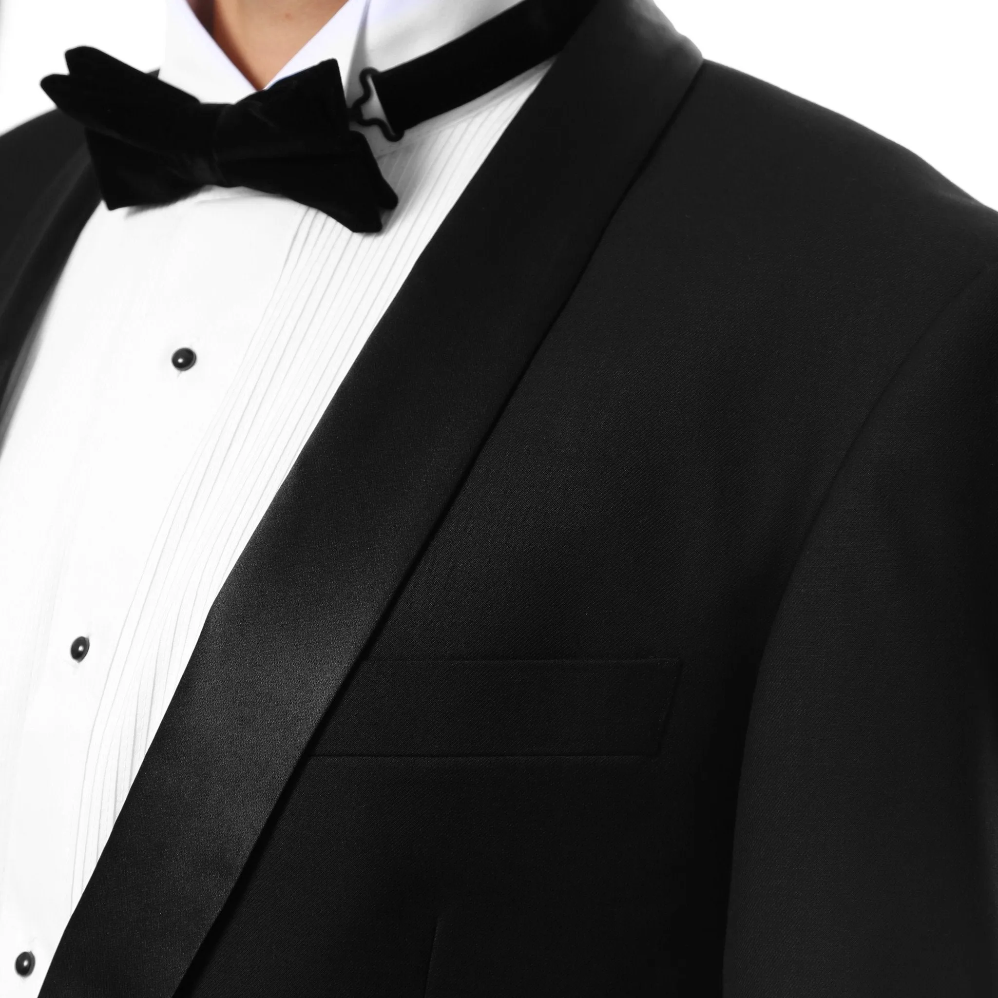 Ferrecci Men's Reno Black Slim Fit Shawl Lapel 2 Piece Tuxedo Suit Set